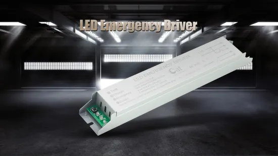 LED emergency driver for 3-20W LED fixture