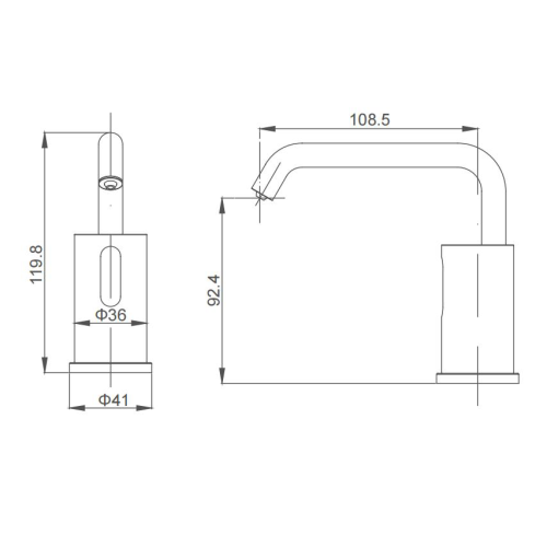 touch less mixer taps Touchless water saving automatic commercial sensor faucet Supplier