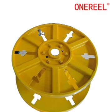 Collapsible wire reels-Collapsible steel wire rope reel