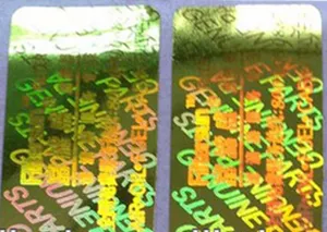 Newest 2D/3D anti-counterfeit laser hologram label,3D hologram sticker