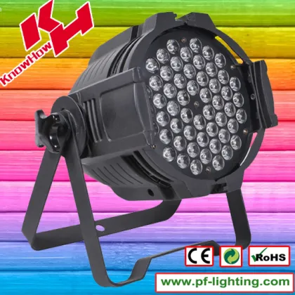 54 * 3W RGBW Tianxin LED PAR Can Light
