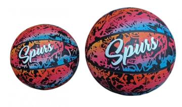 Full size rubber basketball