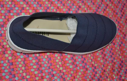 men' casual knitted canvas shoes