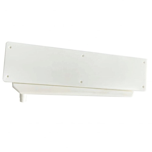 Universal installation white plastic box for air conditioner