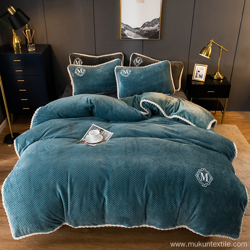 luxury velvetbedding comforter sets for winter