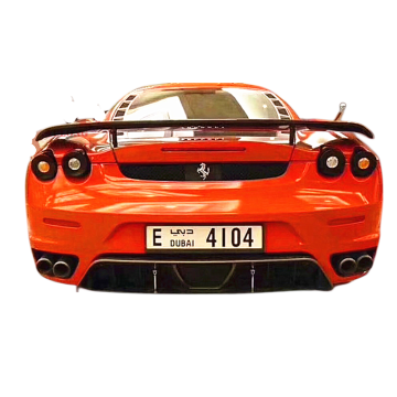Upgrading Ferrari F430: Haman Style Carbon Fiber Rear Spoiler Wing and Top Stabilizer Enhancements