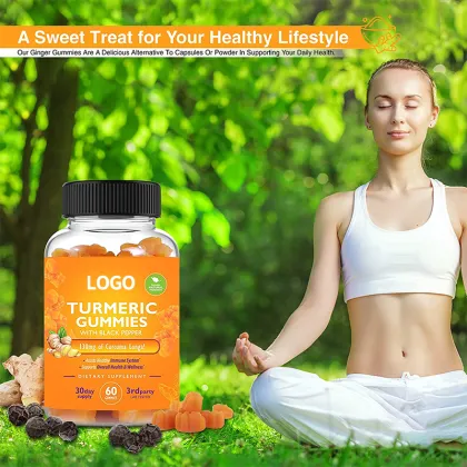 Turmeric Ginger Gummies for Anti-inflammatory