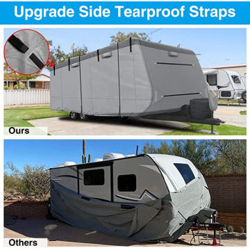 6/3 layer waterproof Anti-uv rv trailer cover