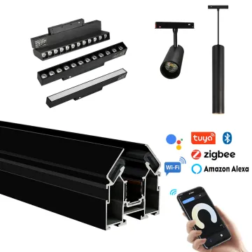 48V Magnetic Track Lighting System: Surface and Concealed LED Track Lights