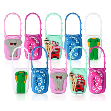 Colorful 50ml Bottle Cartoon Silicone Hand Sanitizer Case