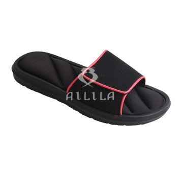 Memory foam insole slides men slippers