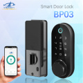 Bluetooth Wireless Wired Finger Empreinte Mot de passe Smart Door Lock