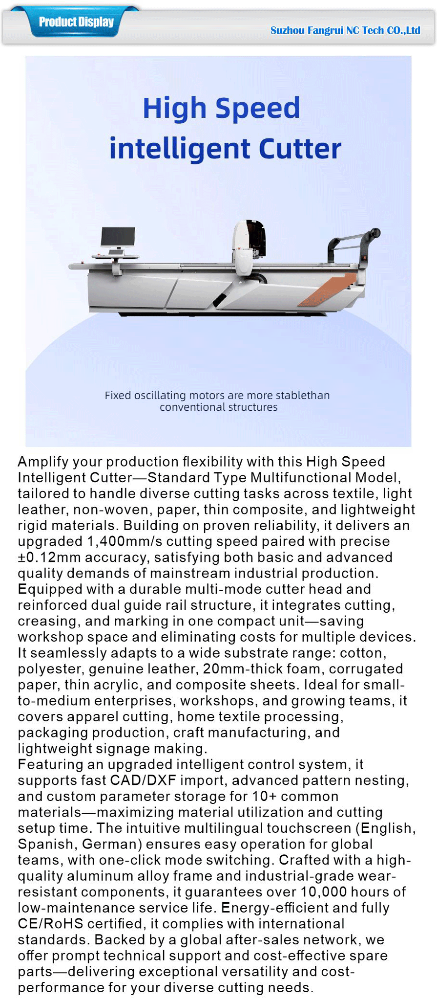 High-speed Cutting Machine -xiangqing1-FR053