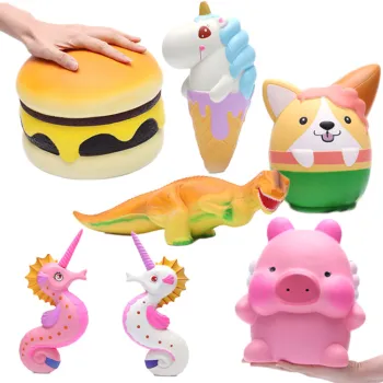 Custom Design 2019 PU Sticky Toys Squishy Animals