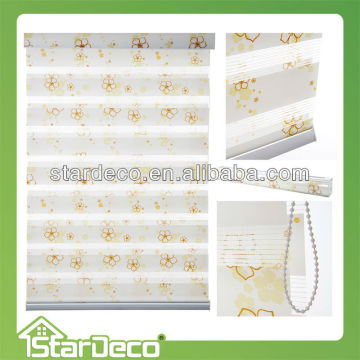 Chain printed roller blind,Ready Made Zebra Blinds