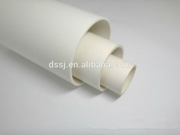 UPVC pipe with white color and large diameter