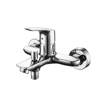 Single lever bath mixer for exposed installation