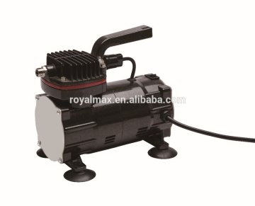 Royalmax piston type and oil free airbrush compressor for commercial arts,illustration,photo retouching ,temporary tatoos