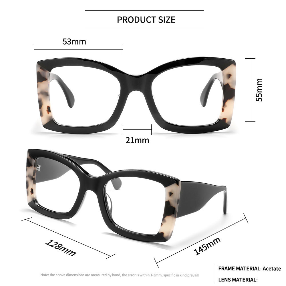 Oversized Acetate Optical Frame