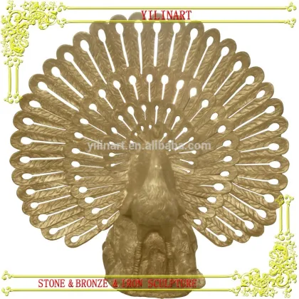 BRONZE peacock carving YL-K182