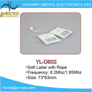 YL-DB02 Anti-theft Soft Security Paper Label With Rope