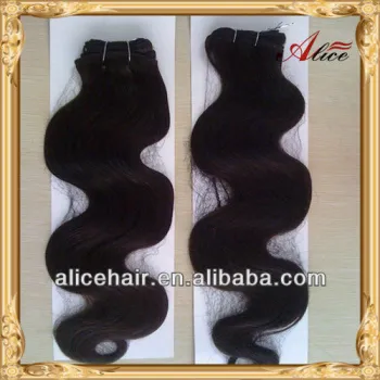 Cheap price sew in hair extension indian hair
