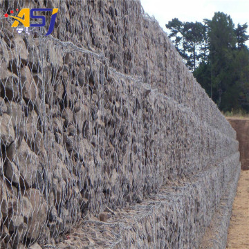 electric galvanized gabion mesh retaining wall