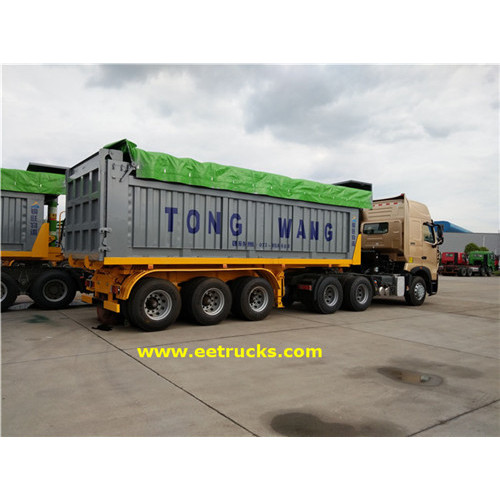 Tri-axle 32 Ton End Dump Trailers