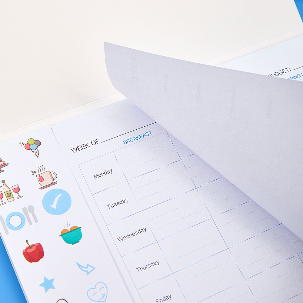 Paper back hardcover notepad4