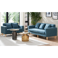 Fabric Sofa Blue Simple Design Fabric Sofa Set Living Room Furniture Manufactory