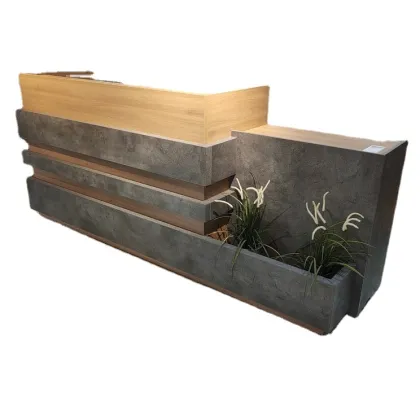 Modern Melamine Board Reception Desks