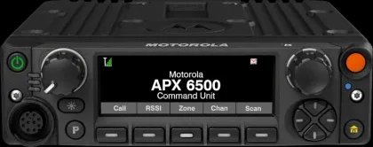 MOTOROLA APX6500 Car Radio: Enhanced Bluetooth, WiFi, GPS 50W P25 Mobile Two-Way Radio