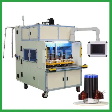 Eight working station automatic stator coil winding machine