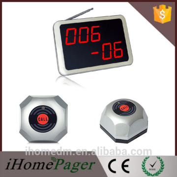 Wirless Restaurant Waiter Table Call System Wirless Restaurant Pager