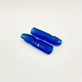 Solid matte Frosted colorful flat head glass tip