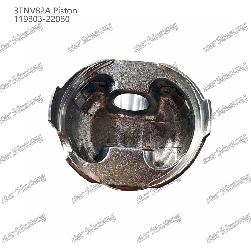 3TNV82A Piston With Pin for Yanmar Diesel Engine - Combustion Chamber 119802-22080