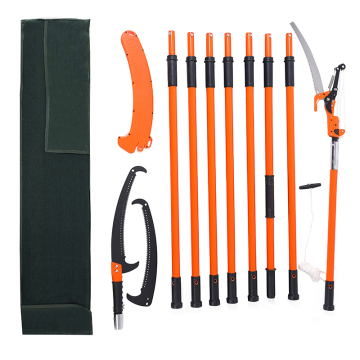 26ft Tegangan Tegangan Tegangan Teleskopik Pemangkas Pohon dengan Tiang Fiberglass (2M-8M)