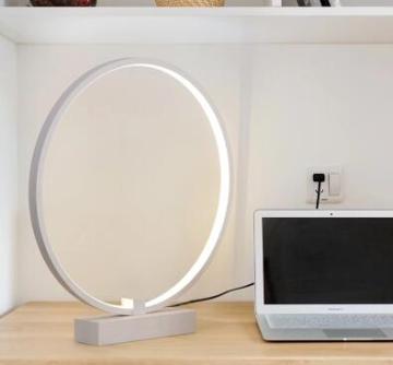 Simple creative round table lamp
