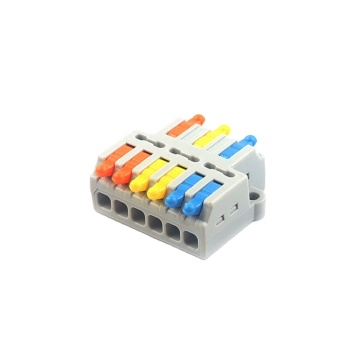 Mini Fast Plug Wire Cable Connectors - Universal Compact 3 In 6 Out