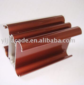 polished aluminum profile