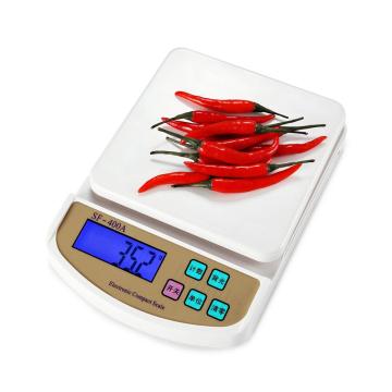 Escamas de cocina LCD asequibles con alta precisión: 0.1g y 1 g - hasta 15 kg
