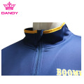 Unyk heal-zip blau polo shirt