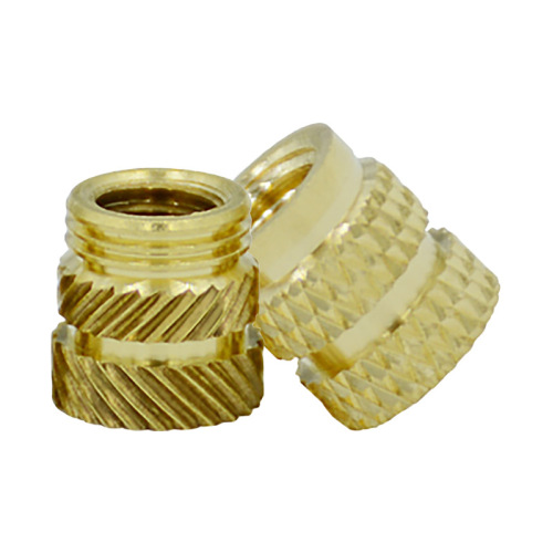 Brass Insert Nut for Plastic Top Quality Thread Knurling brass moulding inserts nut Manufactory