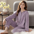 Outdoor Home Wear Set Sea Island velvet pajamas lady Manufactory