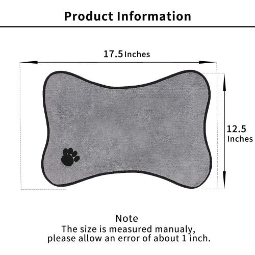 Microfiber Pet Food and Water Mat