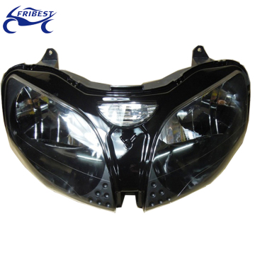 Headlight Kit for ZX6R, ZX9R, and ZZR600 Motorcycles: 2000-2003 & 2005-2008 Models with Clear Lens