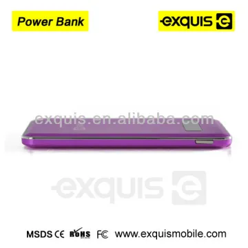 High quality factory price Li-polymer Battery 5000 mAh mobile Charger Slim Power Bank