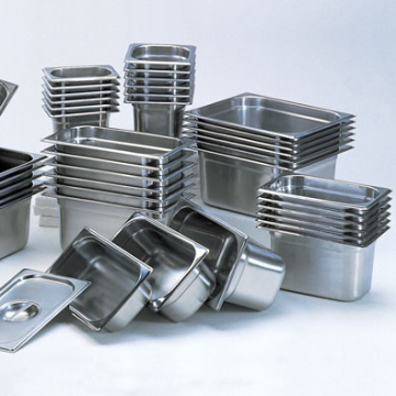 High-Quality Stainless Steel GN Food Pan for Ice Cream Containers (1/2, 1/4, 1/3)