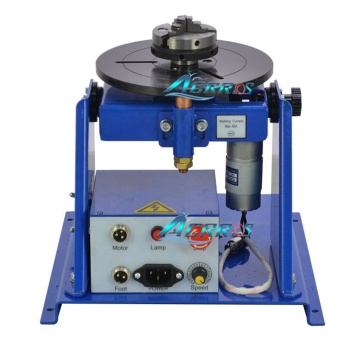 Small Light 10KG Rotary Welding Positioner Turntable Table with 3 Jaw Lathe Chuck