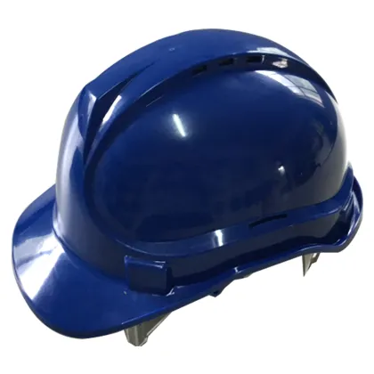 Blue plastic lining buckle cheap safety helmet